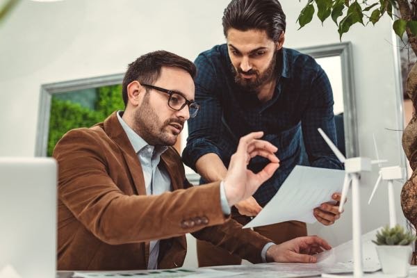 Meeting in the office