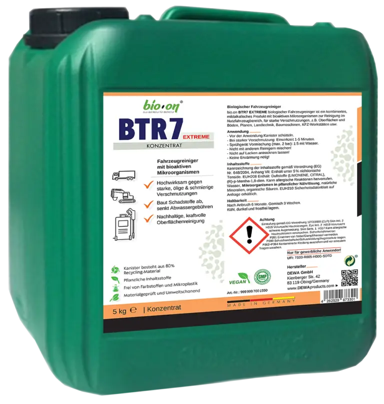 BTR7 Extreme - Vehicle Cleaner Concentrate