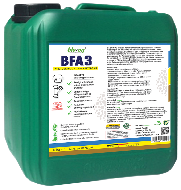 BFA3 Microorganisms fat breakdown